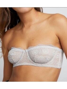 Free People | Starla Underwire Bra Skies Baby Blue Convertible Underwire Bra 32C